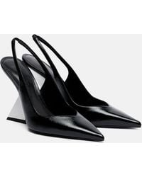 The Attico - Cheope Leather Pumps - Lyst