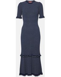 Altuzarra - Delpini Striped Ruffled Maxi Dress - Lyst