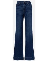 7 For All Mankind - Modern Dojo High-Rise Flared Jeans - Lyst
