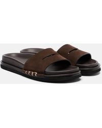 JW Anderson - Suede Slides - Lyst