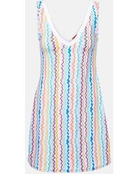 Missoni - Miniabito A Zig-Zag - Lyst