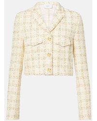 Giambattista Valli - Checked Cotton-Blend Jacket - Lyst