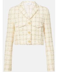 Giambattista Valli - Checked Cotton-Blend Jacket - Lyst