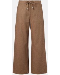 Max Mara - Weite Hose Livio Aus Wolle Und Kaschmir - Lyst
