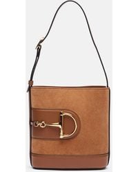 Gucci - 73 Mini Leather Bucket Bag - Lyst