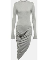 JW Anderson - Draped Jersey Midi Dress - Lyst
