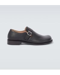 Loewe - Campo Leather Derby Shoes - Lyst