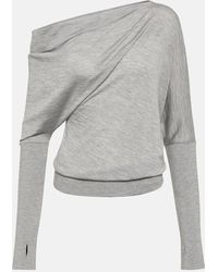 Tom Ford - One-shoulder Cashmere And Silk Sweater - Lyst