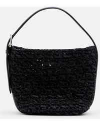TOTEME - Bolso Belted Small De Rafia Con Cinturon - Lyst