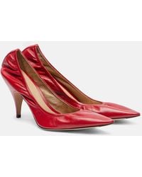 The Row - Liisa Leather Pumps - Lyst