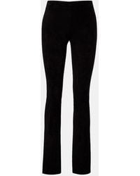 Stouls - Jp Long Suede Flared Pants - Lyst