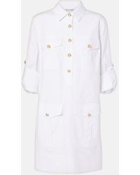 Veronica Beard - Saude Cotton-Blend Minidress - Lyst