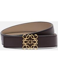 Loewe - Guertel Anagram Aus Leder - Lyst
