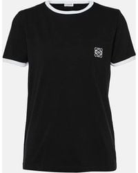 Loewe - T-Shirt Anagram aus Baumwoll-Jersey - Lyst