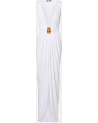 Balmain - Embellished Jersey Maxi Dress - Lyst