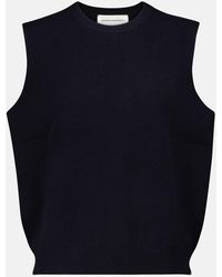 Extreme Cashmere - N° 156 Be Now Cashmere-blend Sweater Vest - Lyst