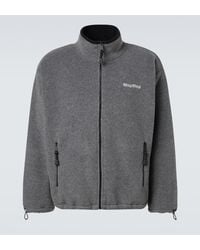 Miu Miu - Logo Fleece Sweatshirt - Lyst