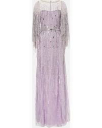 Jenny Packham - Rhapsody Sequin-Embellished Gown - Lyst