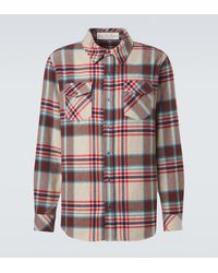 God's True Cashmere - Plaid Cashmere Shirt With Amethyst - Lyst