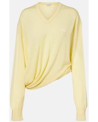 Loewe - Pullover Double L Asimmetrico - Lyst