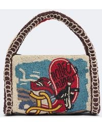 ALÉMAIS - Ace Small Beaded Shoulder Bag - Lyst