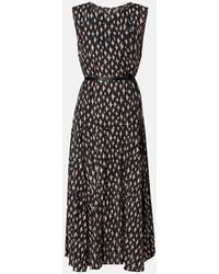 Velvet - Vestido Midi Kaitlyn En Mezcla De Algodon Adornado - Lyst