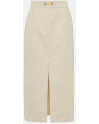 Patou - Falda Larga De Denim De Tiro Alto - Lyst