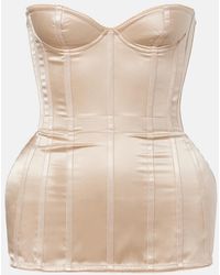 Magda Butrym - Silk Satin Corset - Lyst
