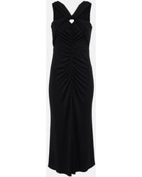 Diane von Furstenberg - Neely Halterneck Jersey Midi Dress - Lyst