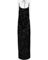 SIR. - Vittoria Embroidered Sheer Maxi Dress - Lyst