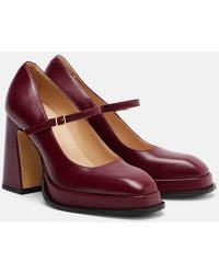 Souliers Martinez - Mary-Jane-Pumps Casilda Aus Leder - Lyst