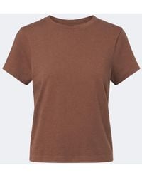 KHAITE - Emmylou Knitted Cotton T-Shirt - Lyst