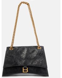 Balenciaga - Crush Medium Leather Shoulder Bag - Lyst
