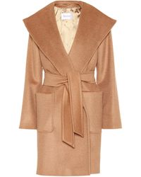 Max Mara Rialto Camel Hair Coat - Natural