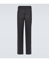 Undercover - Slim Wool And Mohair Pants - Lyst