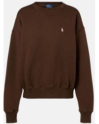 Polo Ralph Lauren - Logo Cotton-Blend Jersey Sweatshirt - Lyst