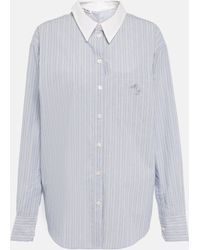 Acne Studios - Striped Cotton Shirt - Lyst