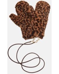 Max Mara - Ombrato Alpaca, Wool, And Silk Teddy Mittens - Lyst