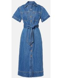 Veronica Beard - Tabby Cotton Shirt Dress - Lyst
