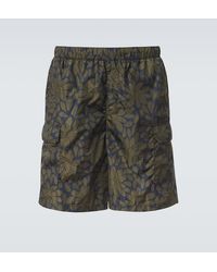Prada - Re-Nylon Floral Swim Trunks - Lyst