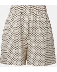 Loro Piana - Angelo Silk Twill Bermuda Shorts - Lyst