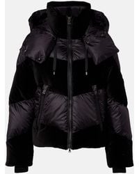 Bogner - Cathy Velvet-Trimmed Down Jacket - Lyst