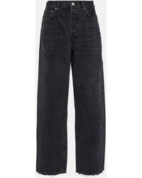 Agolde - Mid-Rise Wide-Leg Jeans Dara - Lyst