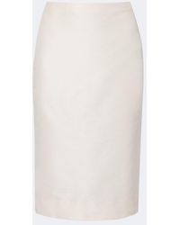 Gucci - Silk Faille Pencil Skirt - Lyst