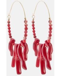 Isabel Marant - Jolana Embellished Hoop Earrings - Lyst