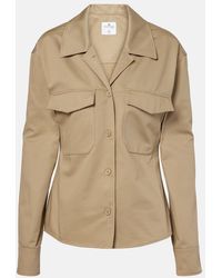 Courreges - Camisa De Gabardina - Lyst