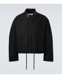 Acne Studios - Cotton Twill Blouson Jacket - Lyst