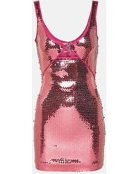 David Koma - Sequined Minidress - Lyst