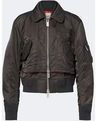 Sacai - Layered Technical Bomber Jacket - Lyst