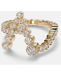 Sophie Bille Brahe - Anillo Ensemble De Oro De 18 Ct Con Diamantes - Lyst